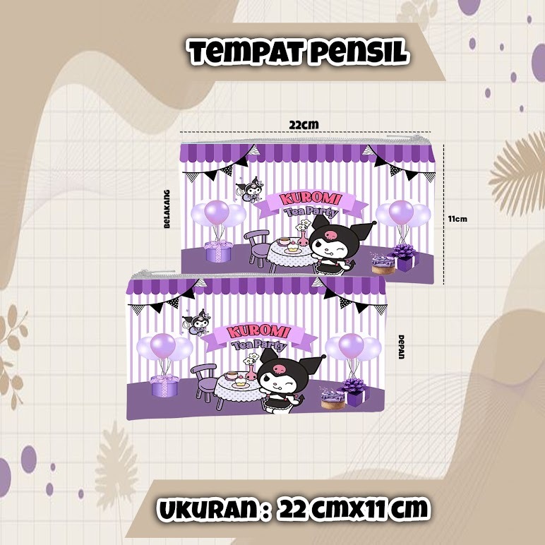 

Tempat Pensil KUROMI 02 Pencil Case Dompet Kostak