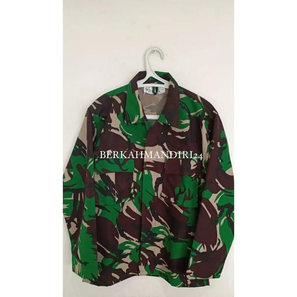 Setelan Baju PDL TNI Bahan Velbed Premium Loreng Malvinas PDL Tempur TNI AD/PDL
