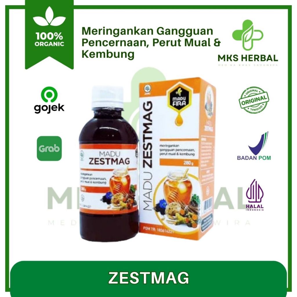 

Zestmag Madu Maag dan Asam Lambung 280 Gram Madu Zesmag