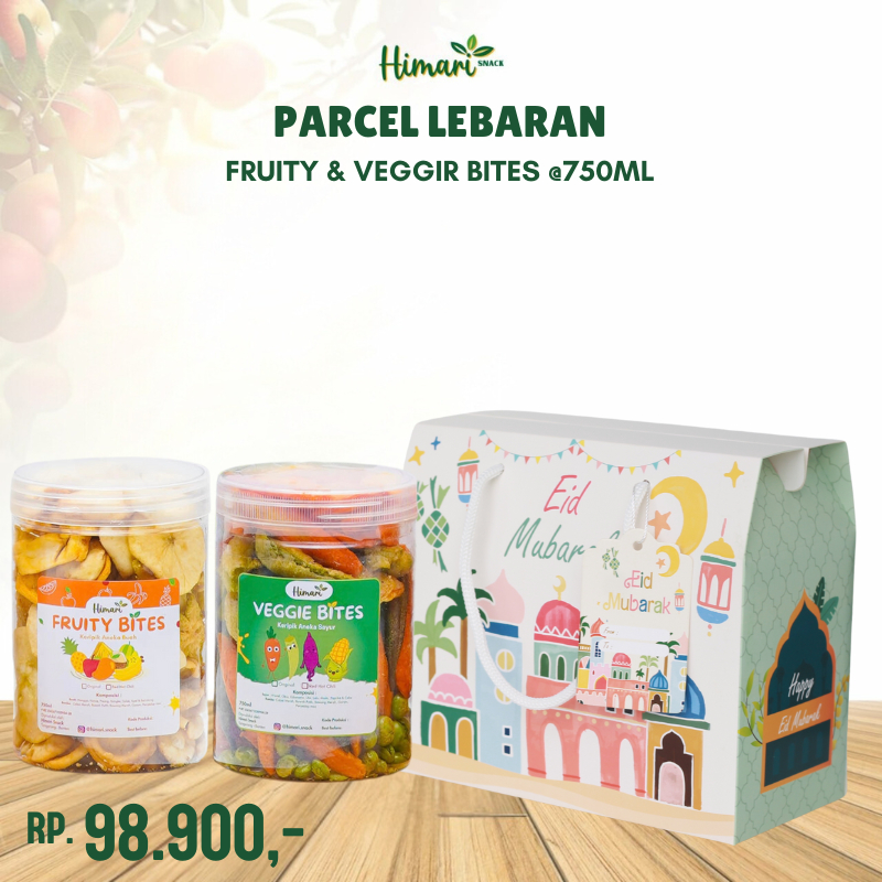 

bGF Himari Double Jar Keripik Buah Sayur Kering Mix Stik Ubi Ungu Madu Cemilan Sehat Halal Produk