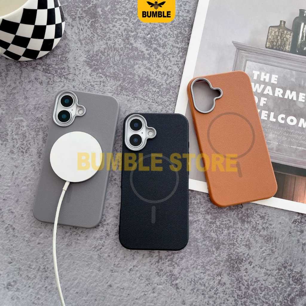 Case Iphone X Iphone XS Iphone XR Iphone XS Max Case Magsafe Magnetic Leather Kulit Case