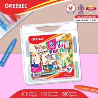 

GREEBEL CRAYON KRAYON KIDS OIL PASTEL 12/18/24/36/48/55 WARNA CRAYON GREEBEL / STATIONERY CASTLE