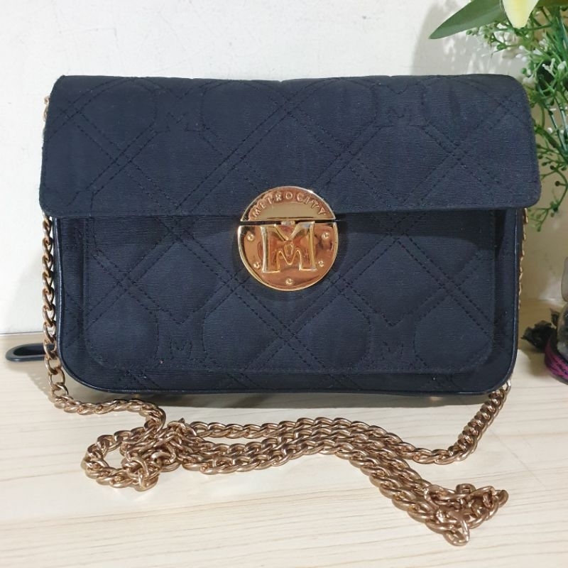 Tas Sling bag Canvas Metrocity Preloved