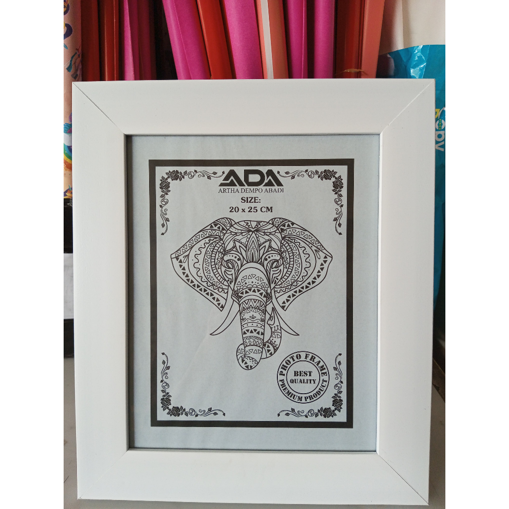 Bingkai Foto ukuran 10r / Bingkai Foto ukuran 20x25 cm / Bingkai foto Lis Putih