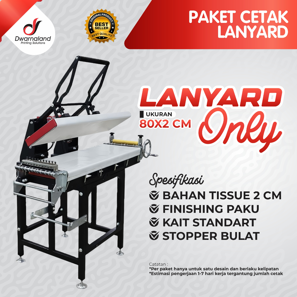 

Lanyard Custom Design / Tali ID Card Custom / Print Tali Lanyard Custom desain