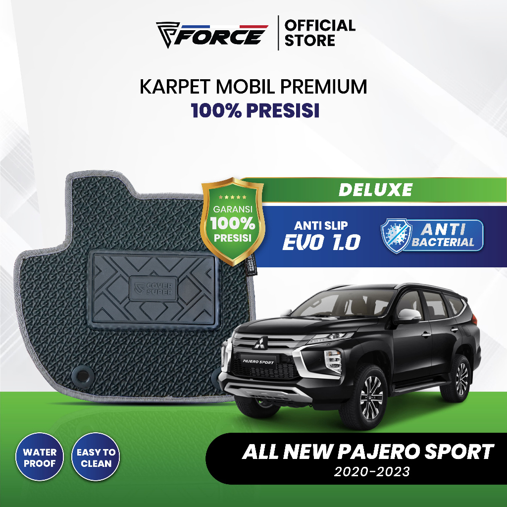 Karpet Mobil Mitsubishi All New Pajero Sport (2020-2023) | Force - Tipe Deluxe