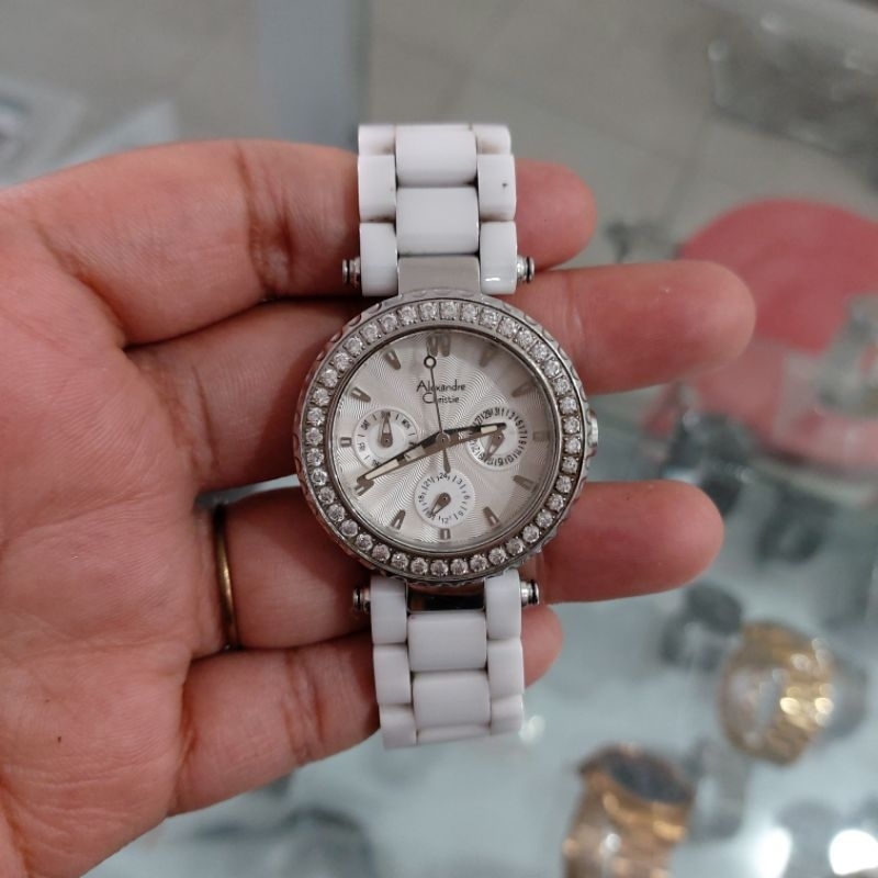 PRELOVED JAM TANGAN WANITA ALEXANDRE CHRISTIE AC6149 AC 6149 ORIGINAL SECOND