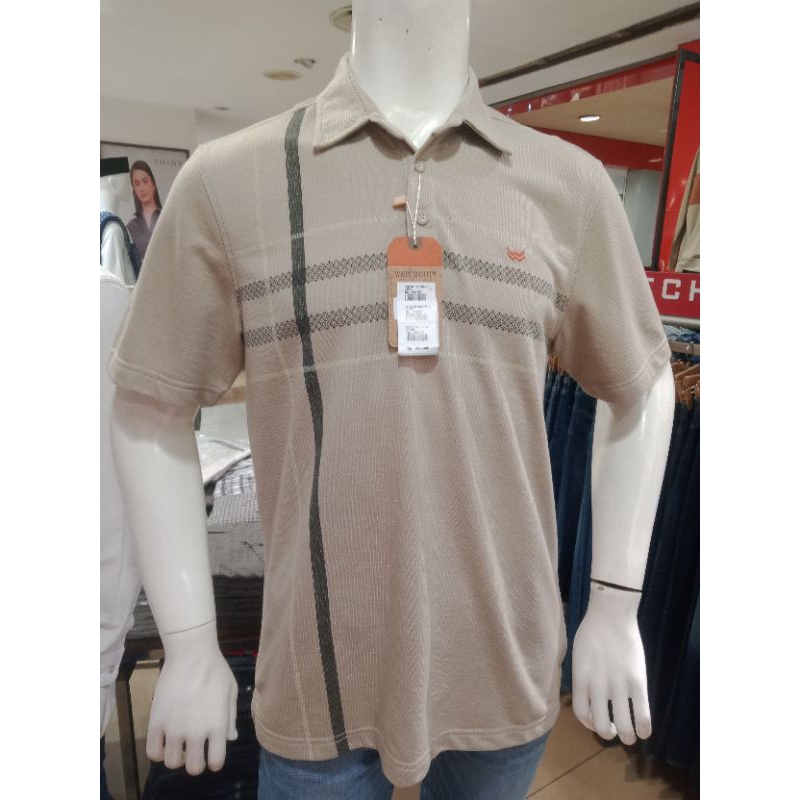 Watchout Kaos Kerah Pria Garis WK501040804