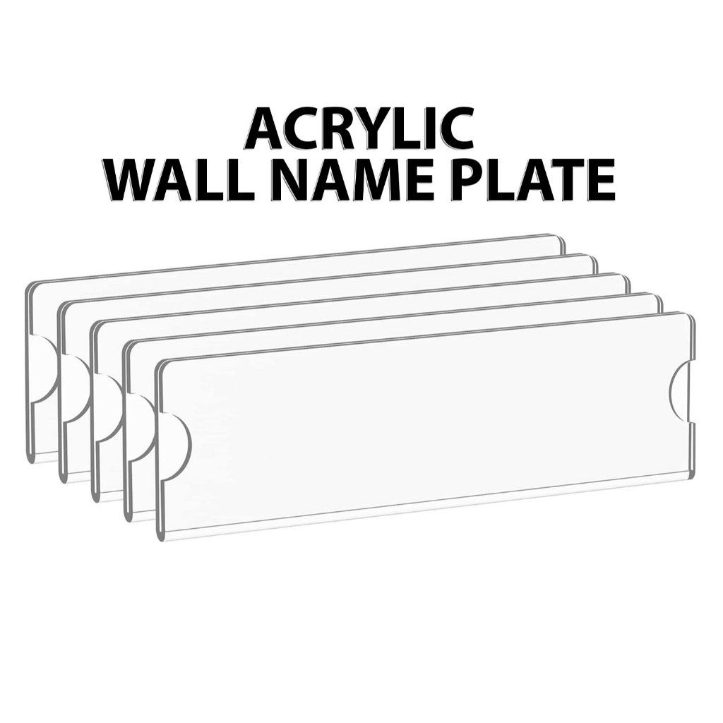 

Acrylic Name Plate Door Akrilik Plat Nama Tempel Pintu Holder Name Plate Hanging C2