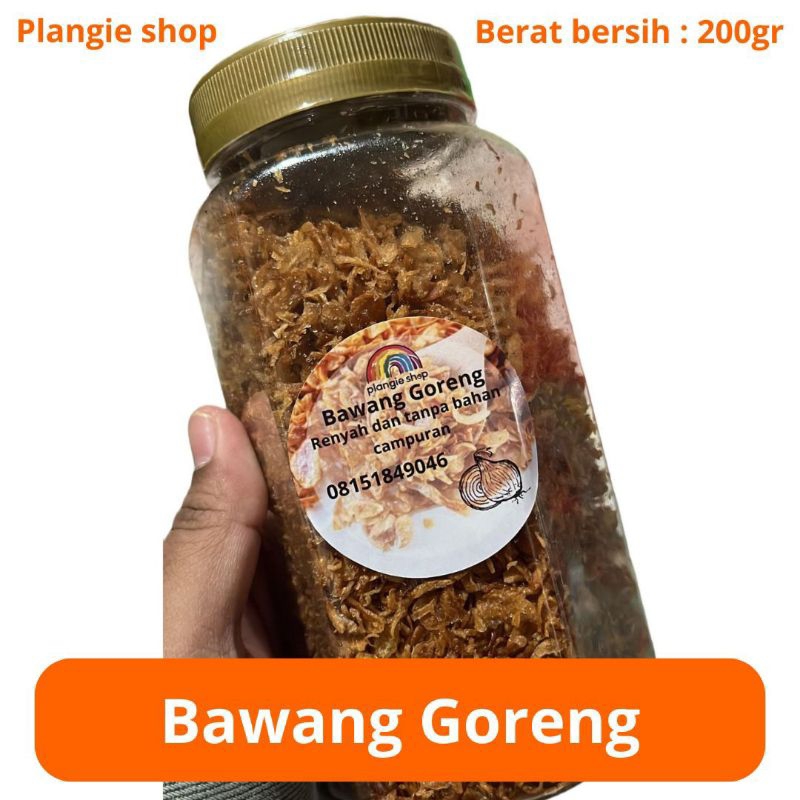 

Bawang Goreng Renyah Tanpa Campuran 200gr