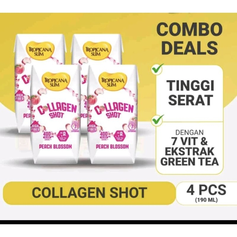 

Tropicanaslim COLLAGEN SHOT 4Pcs x 190 Ml