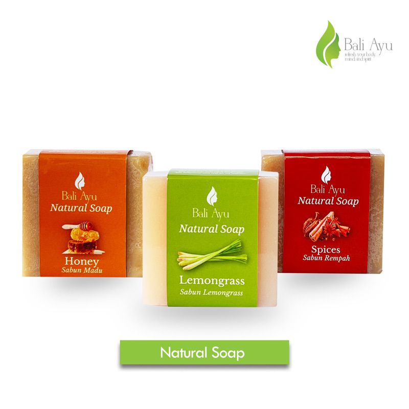 Bali Ayu Nature Natural  Soap  bar / Organic  Soap 100gr