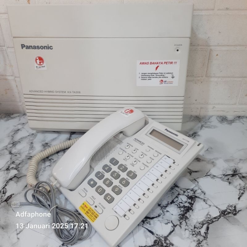 Pabx Panasonic KX-TA616 + Telepon KX-T7730 Second