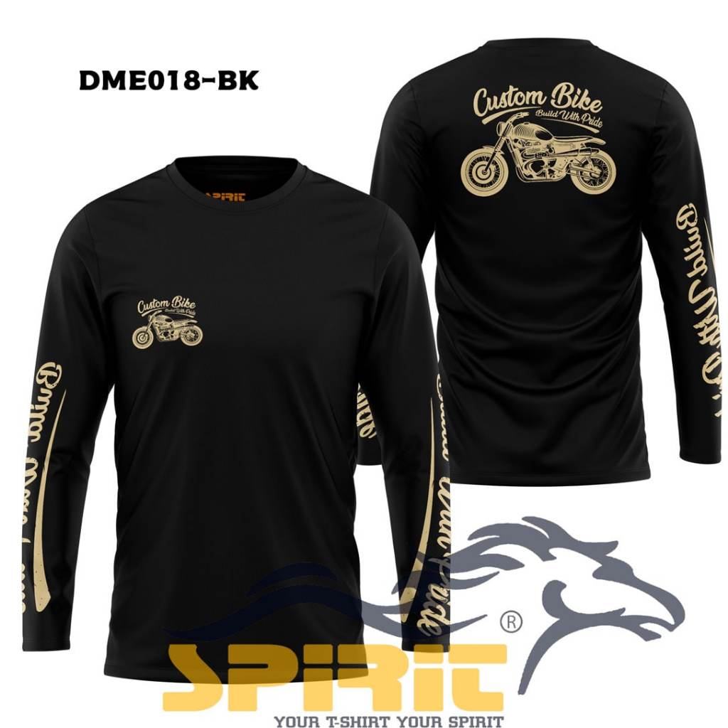 Kaos Lengan Panjang Custom Bike Kaos Motor Custom Lengan Panjang