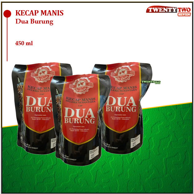 

Kecap Manis Cap Dua Burung Kediri Sejak 1977 450ml