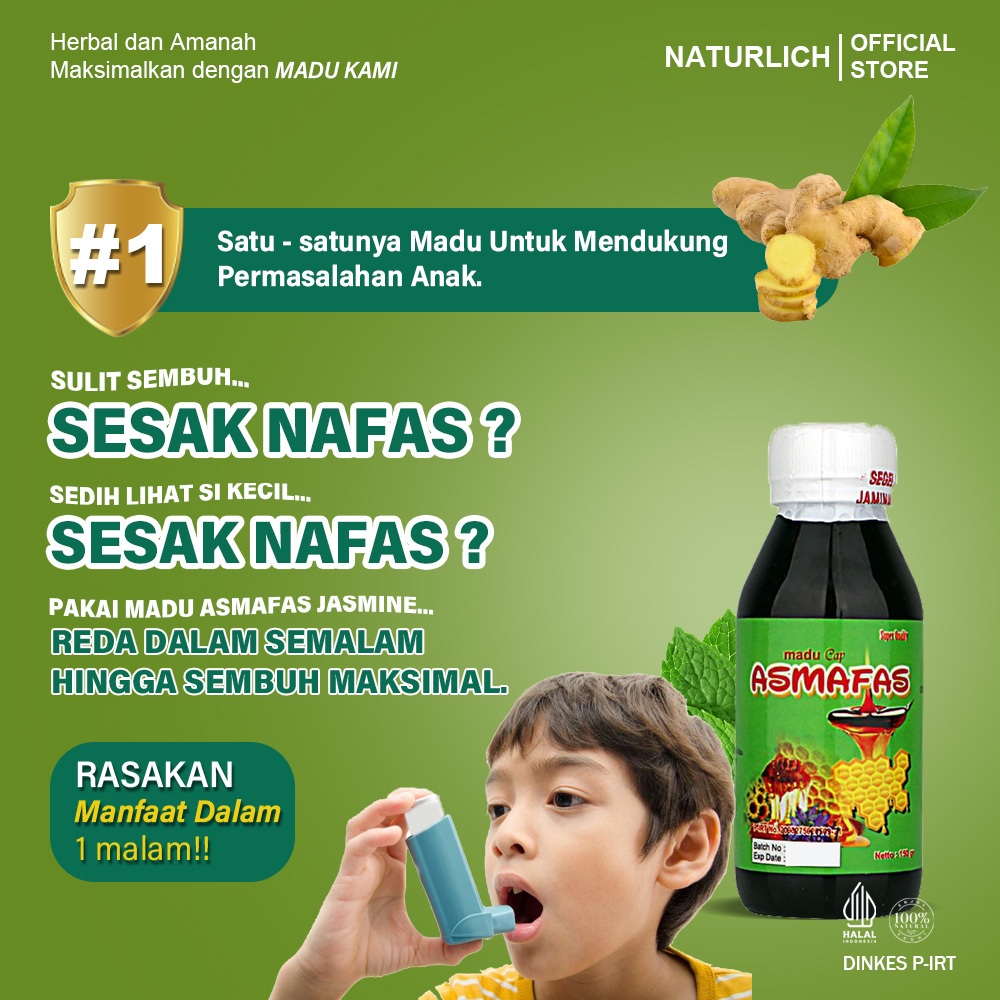 

Obat Asma Asmafas Jasmine Mafas | Madu Anak Obat Atasi Sesak Nafas, Asma Anak & flek paru