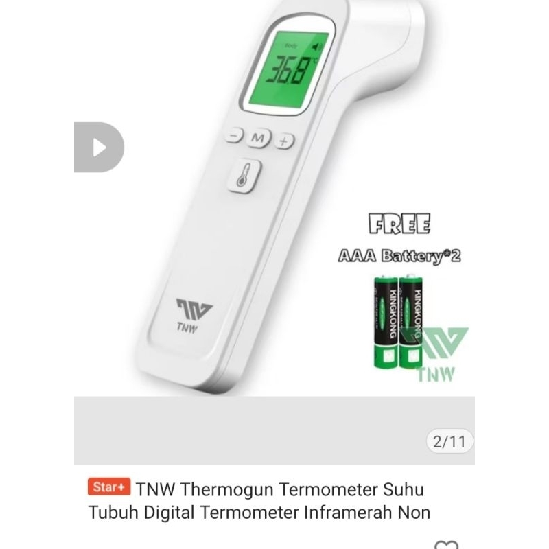 preloved Termometer Suhu Tubuh Digital