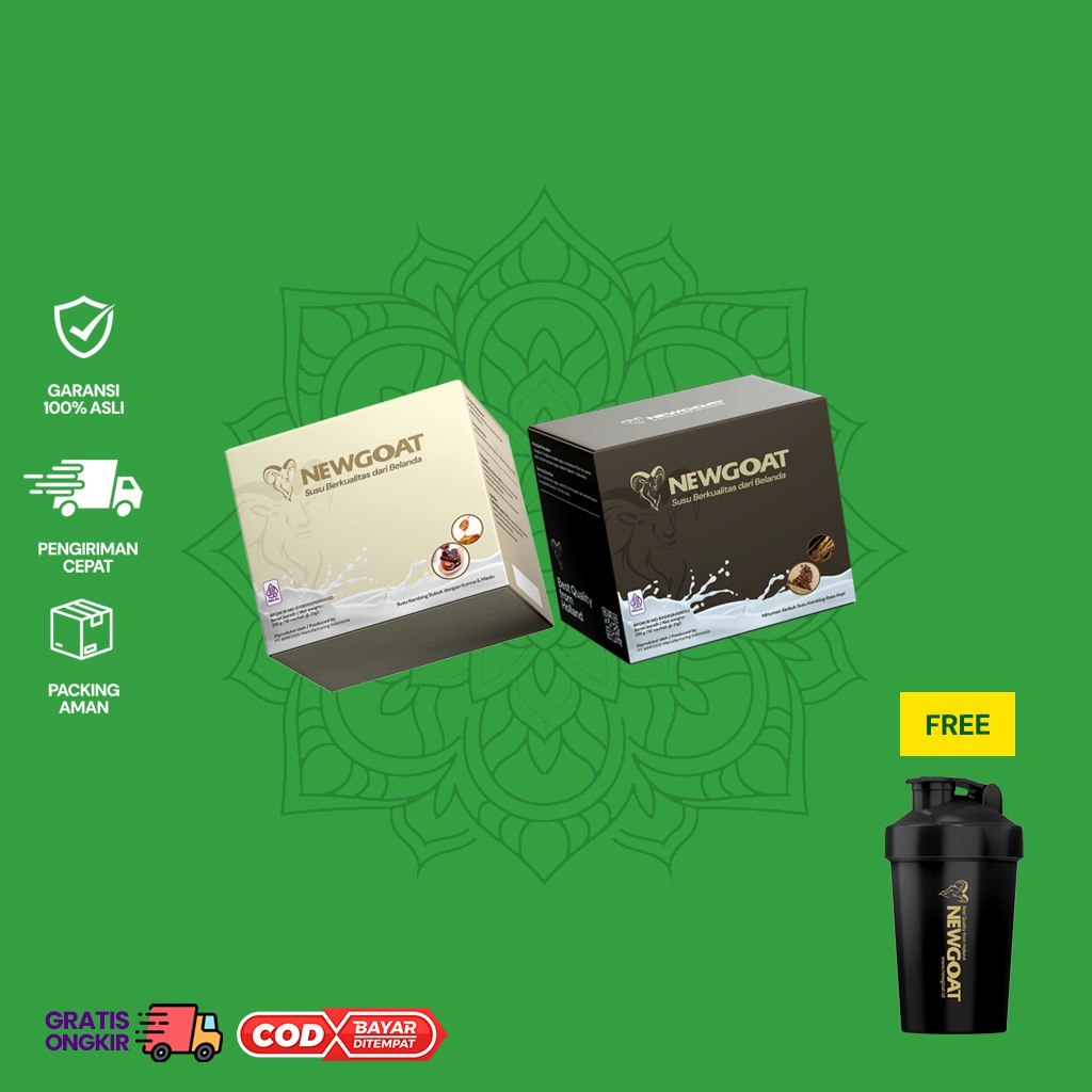 

Newgoat 2 Box Free Shaker – Susu Kambing berkualitas dari Belanda