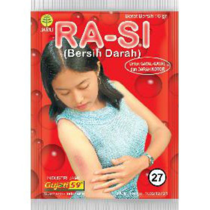 GUJATI Jamu Bersih Darah RASI isi 10 Sachet