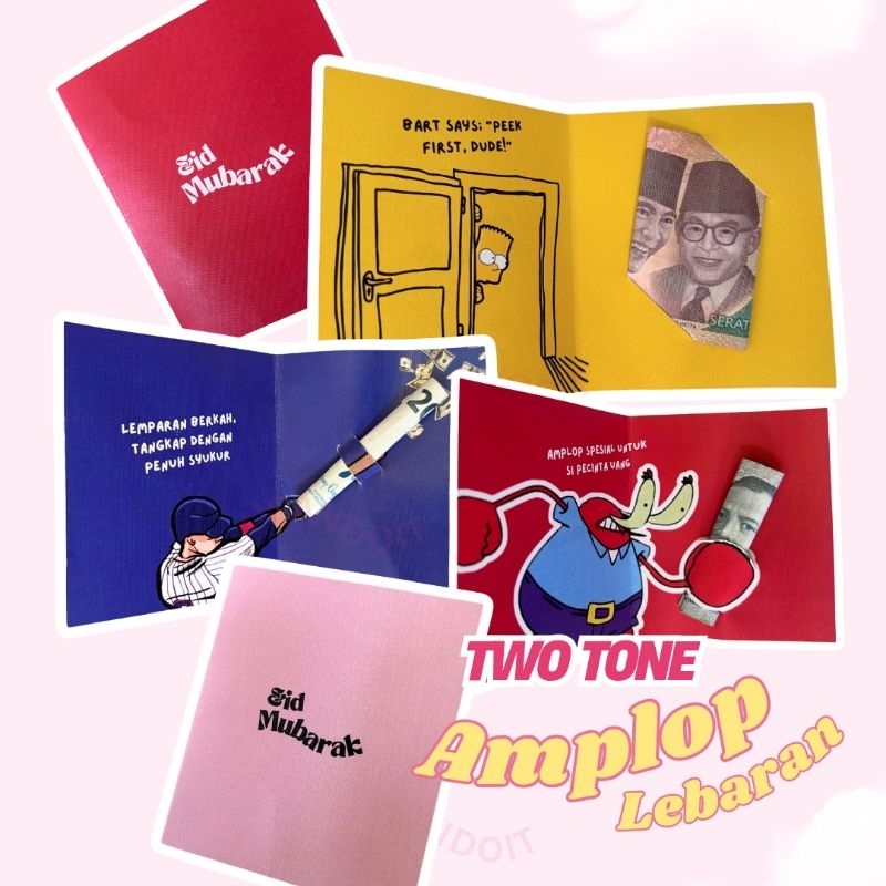 

Amplop Lebaran Two Tone isi 5 pcs