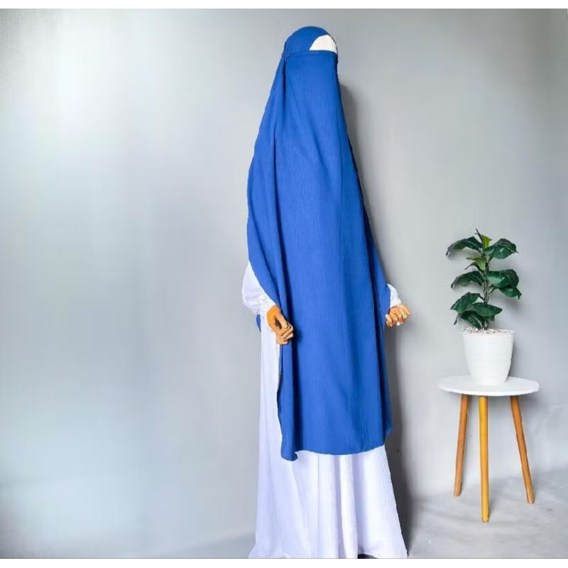 Preloved FK French khimar by tsurayya size L