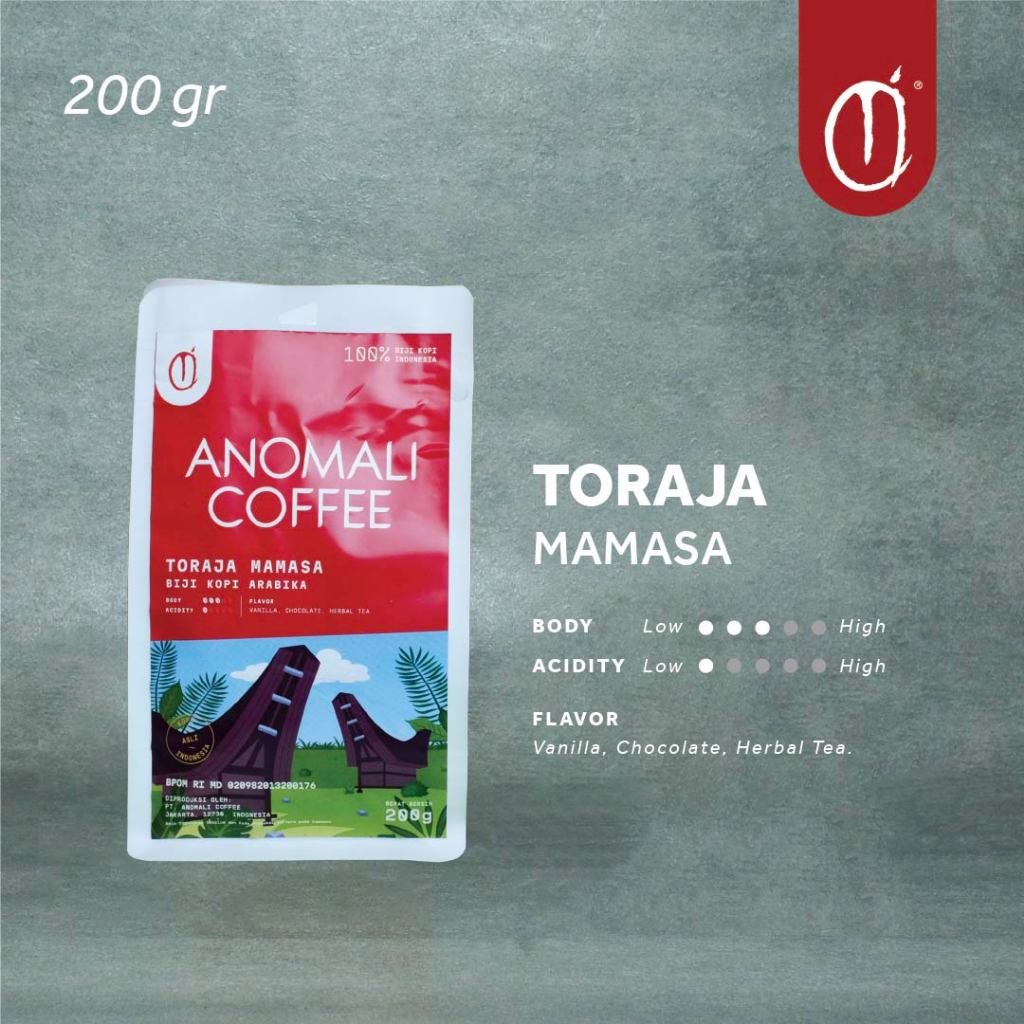 

Anomali Coffee - Kopi Toraja Mamasa 200gr