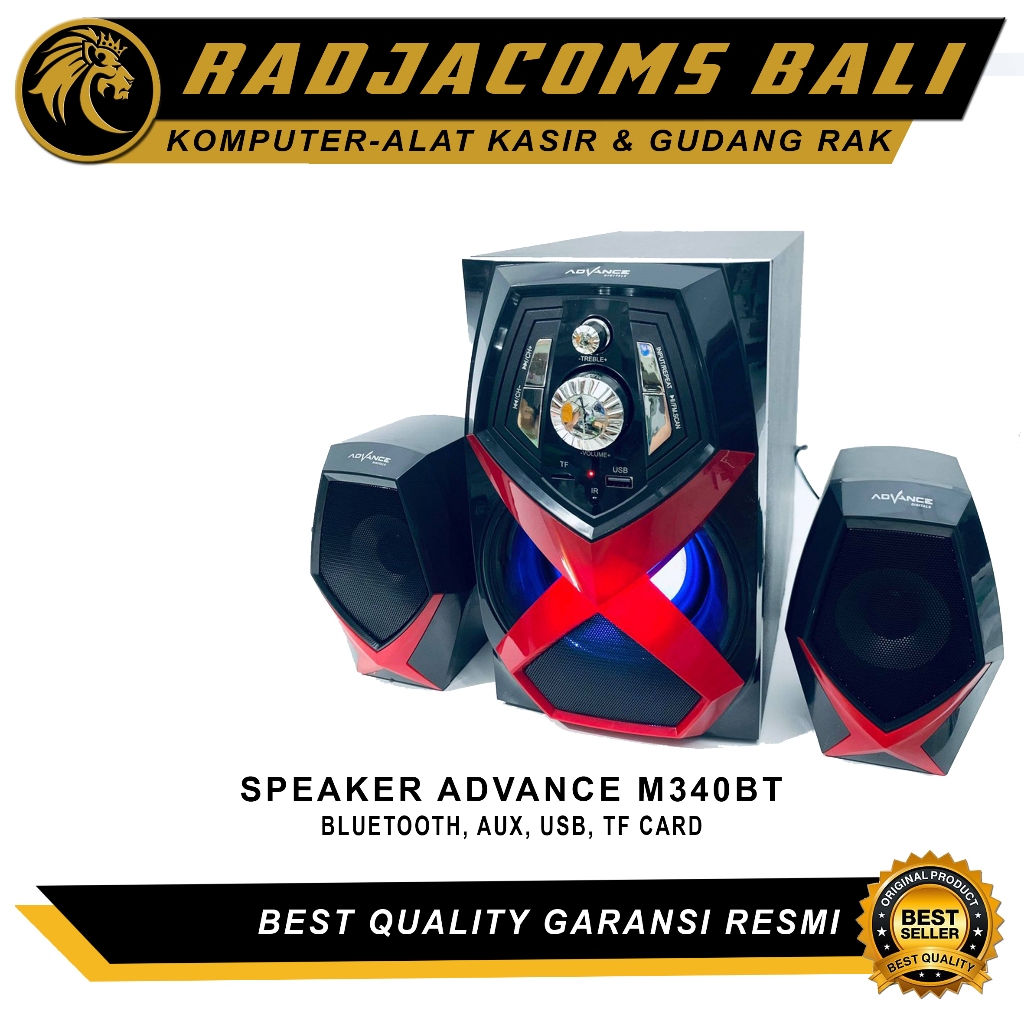 Speaker Advance M340BT Bluetooth AUX USB TF Card