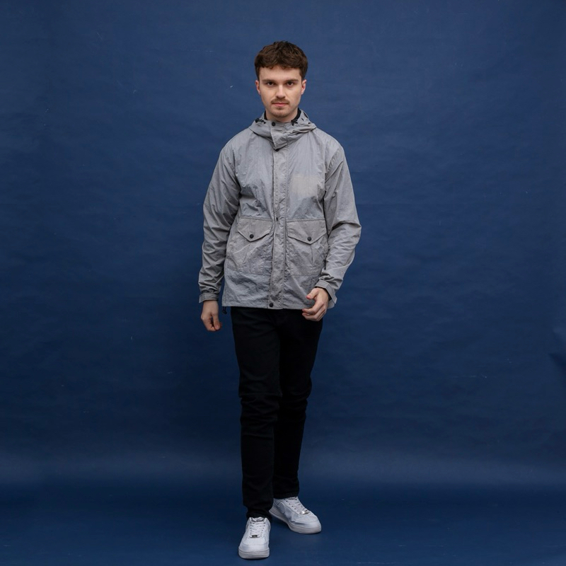 OUTFIRM - Goggle Jaket Nylon “CHESTER” Grey
