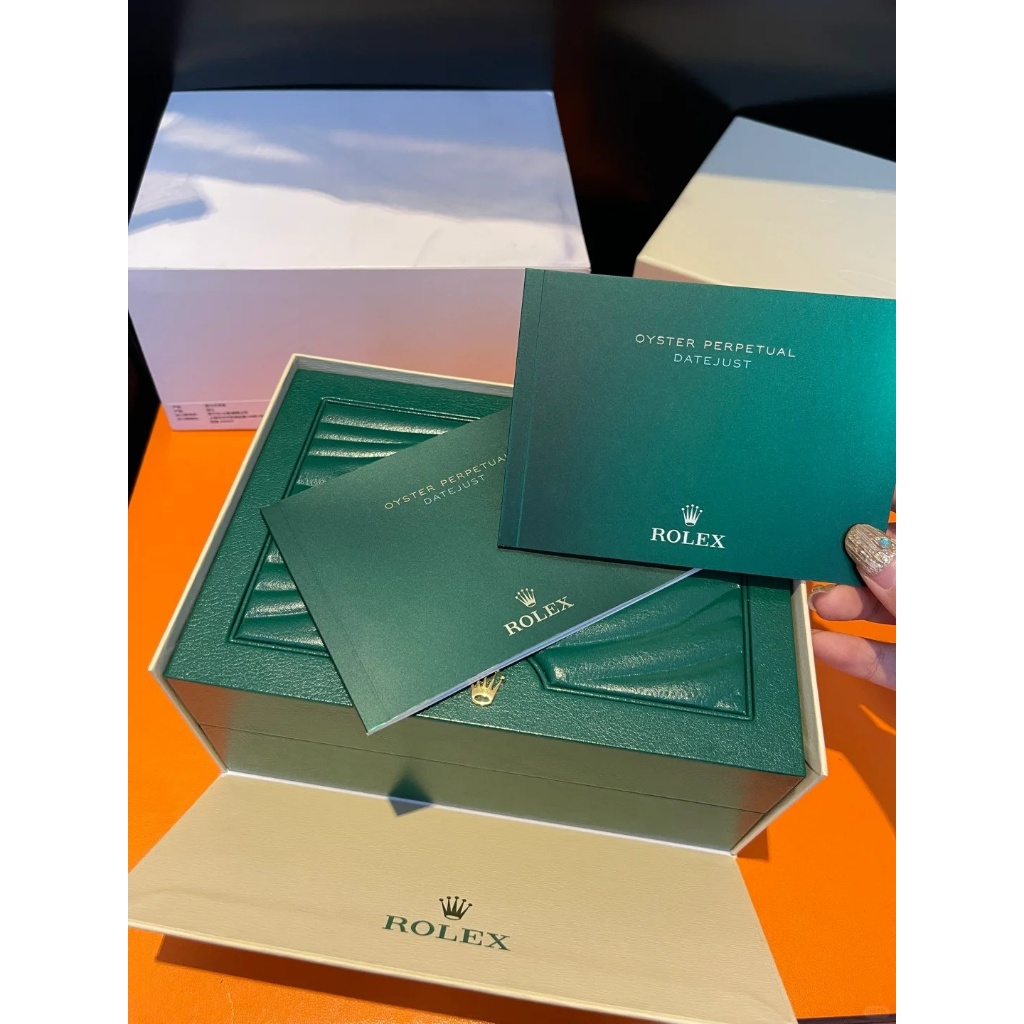 【Rolex】2025 Brand new Original Rolex watch storage green packaging box box + bag + warranty card + i