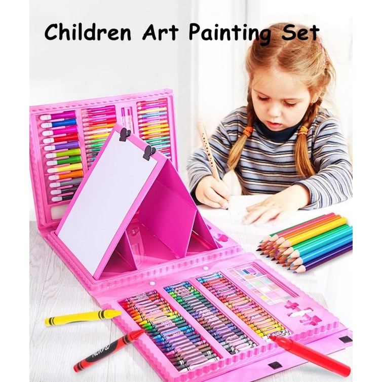 

Alat Mewarnai Anak Colorful Children 208 PCS - ZF208 - Pink