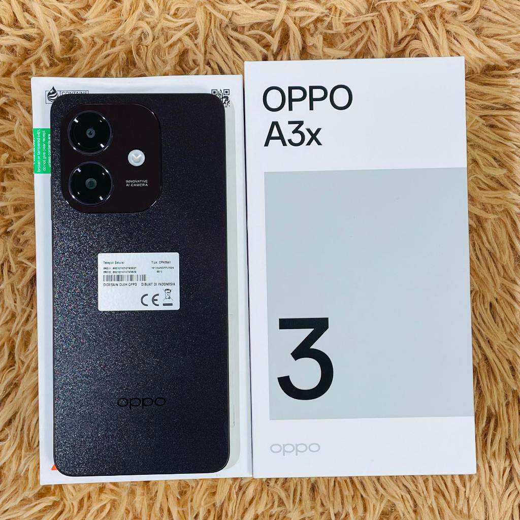 HP Second Oppo A3X 4+128GB HP Bekas Kondisi Mulus Pemakaian Pribadi Bisa Nego