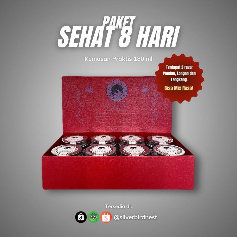 

Hampers Imlek Minuman Sarang Burung Walet (8x180 ml)