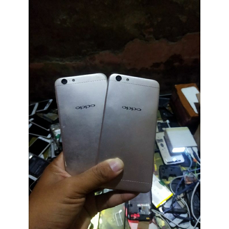 minus lcd dua unit oppo A57/oppo A39 mesin normal tested