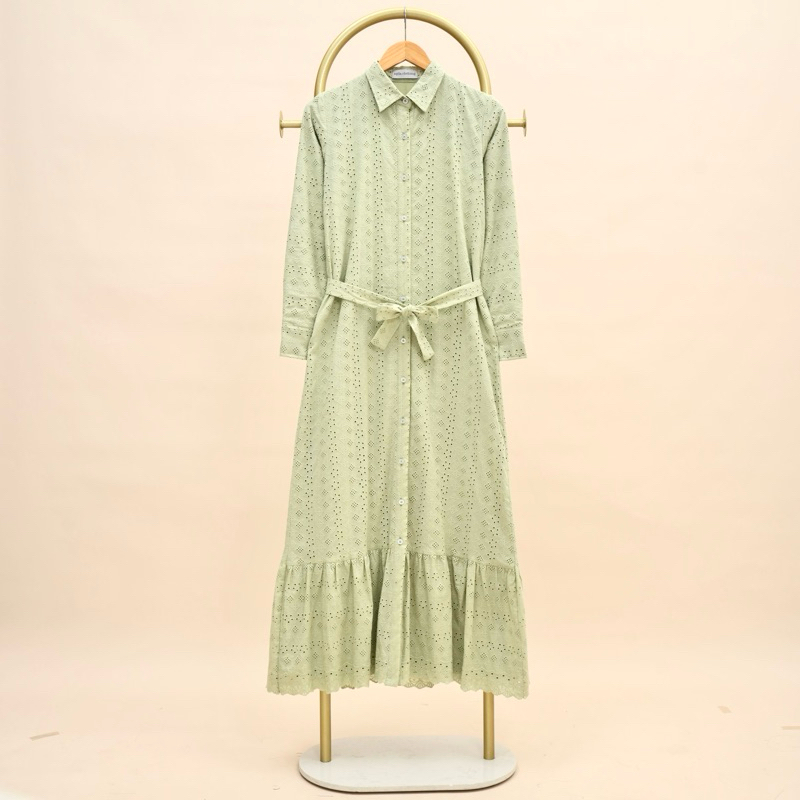 Gamis Brukat  G1158 Tiara Sage