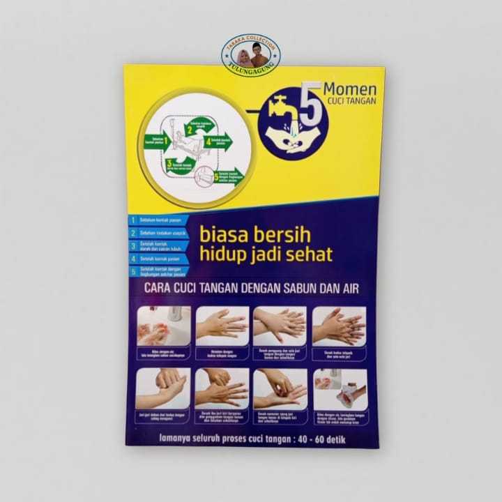 Poster 5 Momen Cuci Tangan Medis | 5 Momen Cuci Tangan Khusus Nakes | Poster Kesehatan