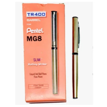 

Rolling Writer TR400 Barrel Pentel MG8 Pen Slim / Slongsong Pulpen Ballpoint Tanda Tangan Berkualitas