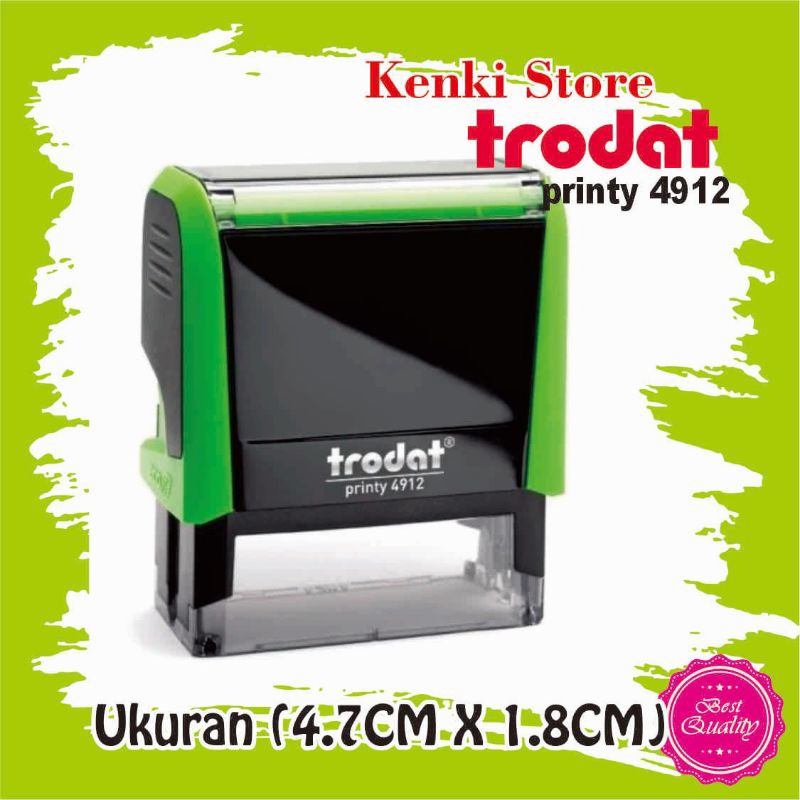 

Stempel TRODAT Printy 4912 Uk. 4.7cm X 1.8cm (ada letter)