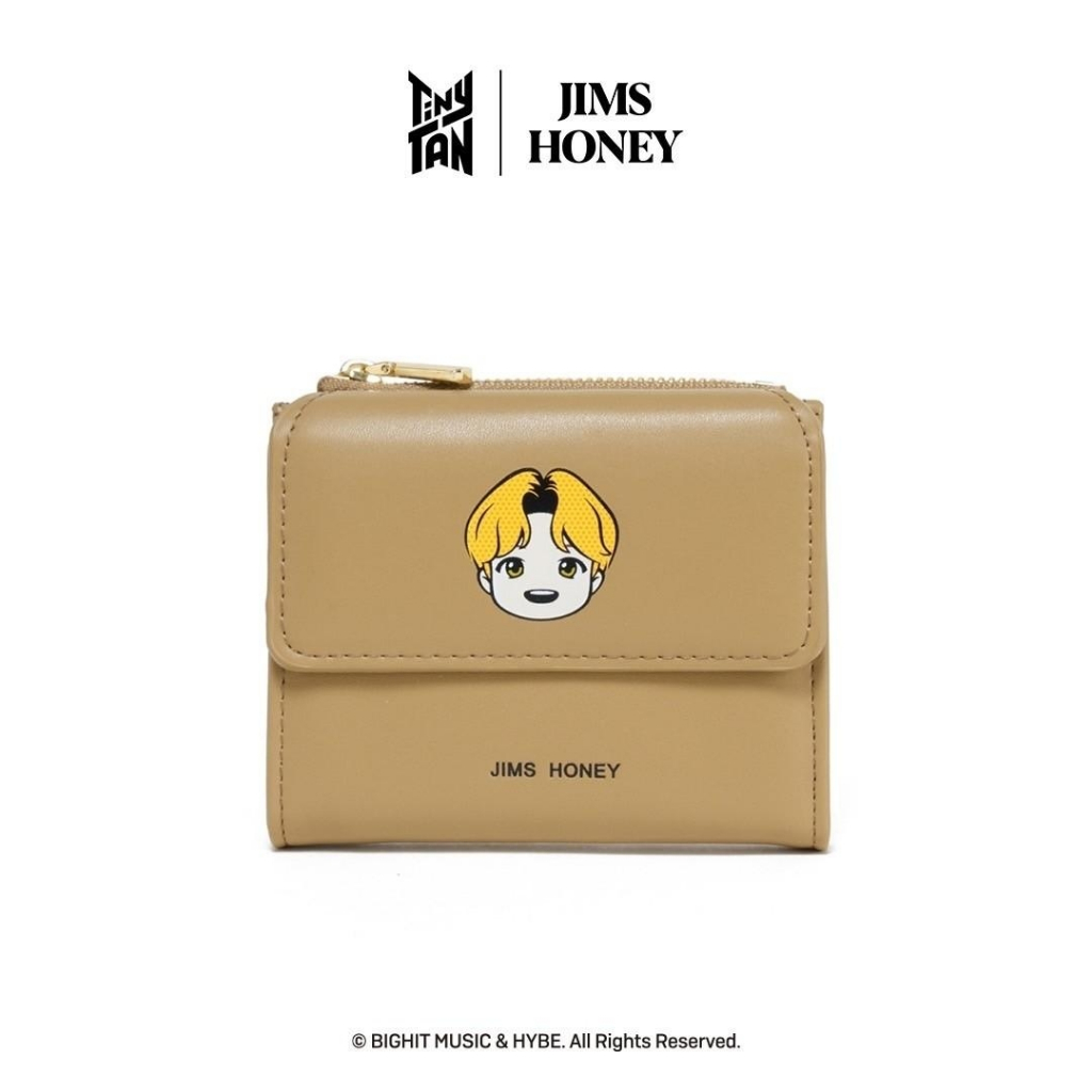 JIMS HONEY X TinyTAN - Butter Wallet Short Dompet Wanita Pendek