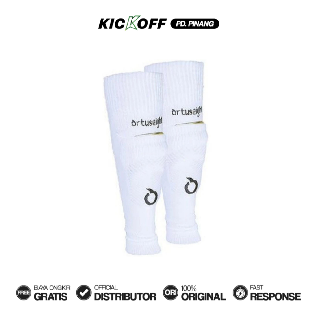 SAMBUNGAN KAOS KAKI ORTUSEIGHT LIBERTE SLEEVE SOCKS - WHITE