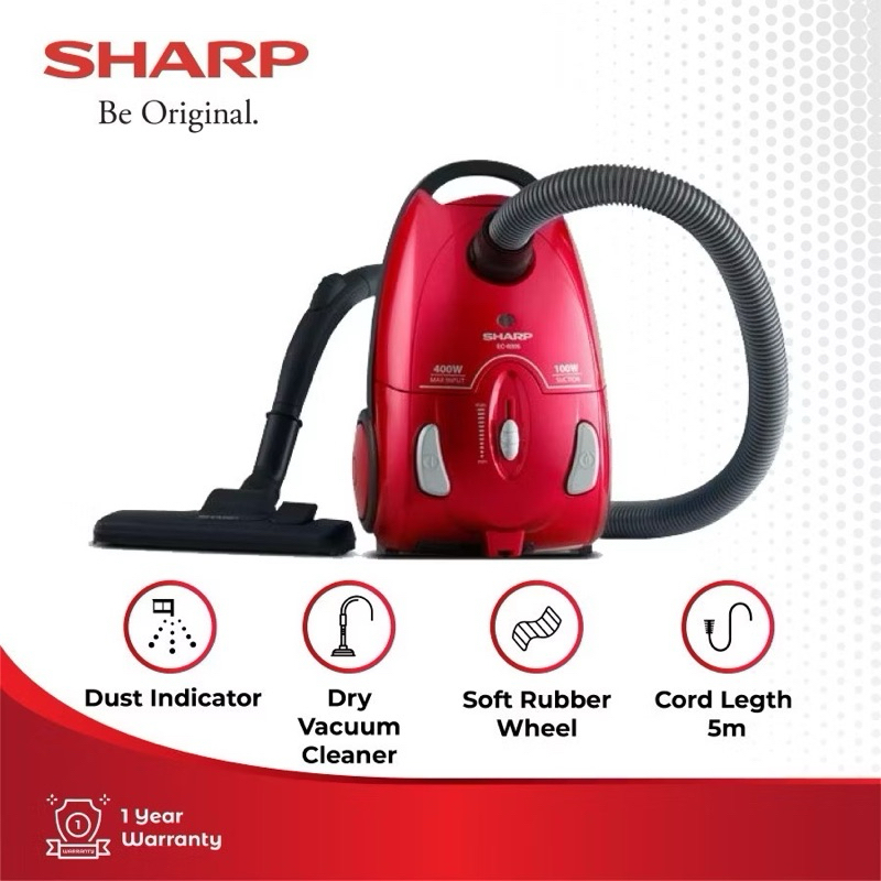 Sharp Vacuum Cleaner EC-8305-P/B Penyedot Debu