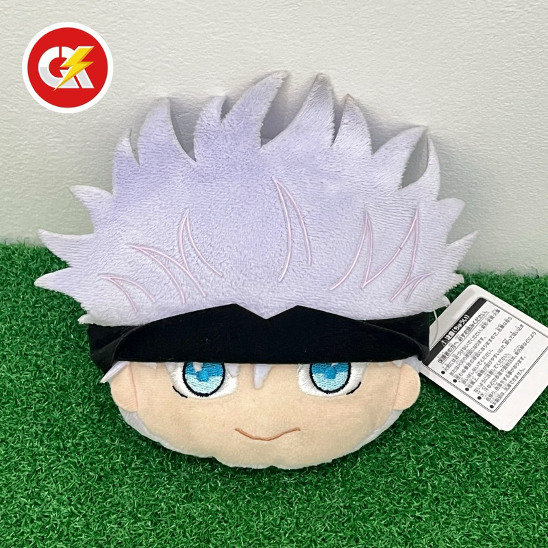 Dompet Pouch Boneka Anime Jujutsu Kaisen Gojo Satoru Face Original FuRyu