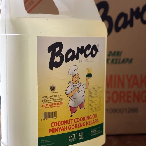 

Barco Minyak Goreng Jerigen 5 Liter Minyak goreng Kelapa Premium Coconut oil