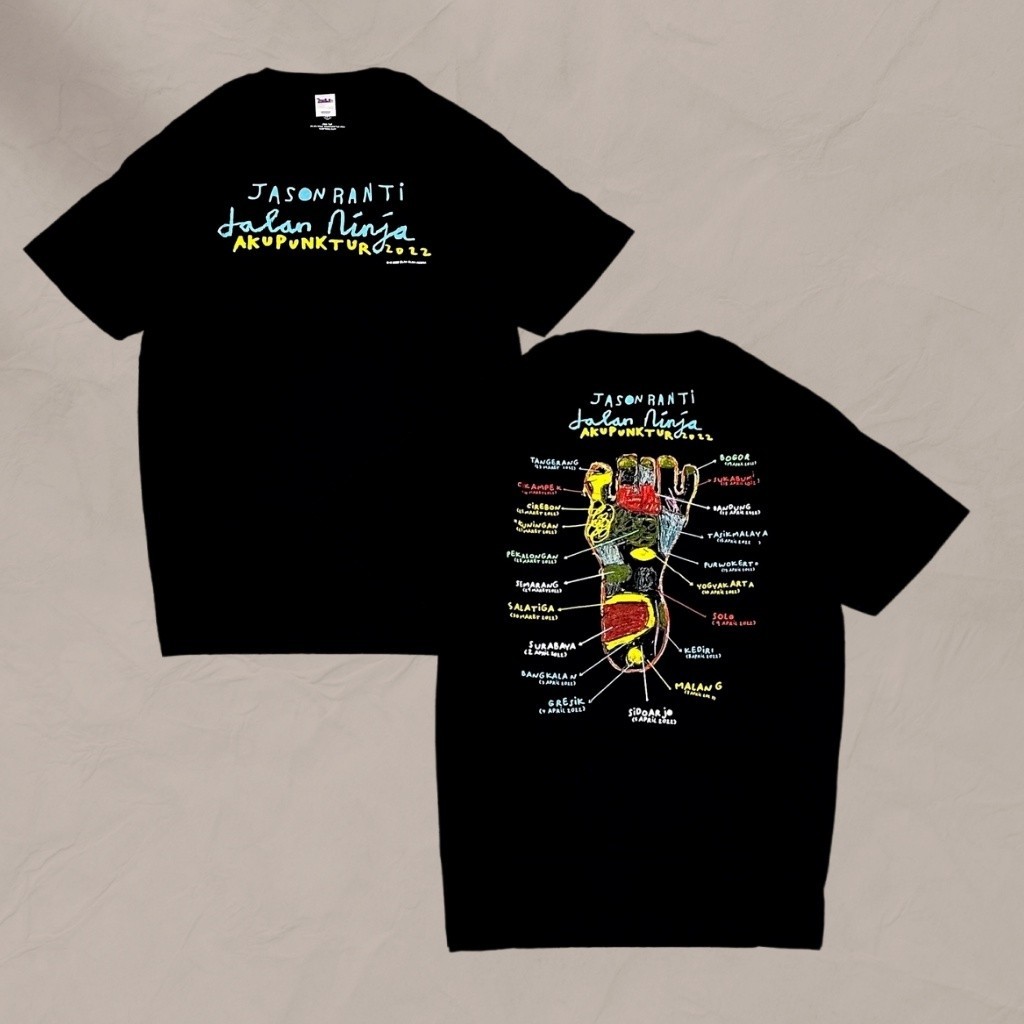 Jason Ranti - Akupunktur 2022 Tshirt - Black ppo2 df7