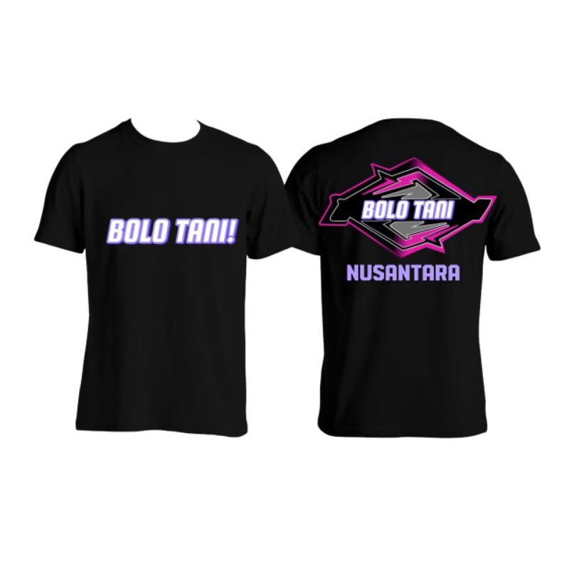 KAOS KATA KATA BOLO TANI NUSANTARA CORAK UNGU ATASAN KEREN REMAJA BUAT KESEHARIAN