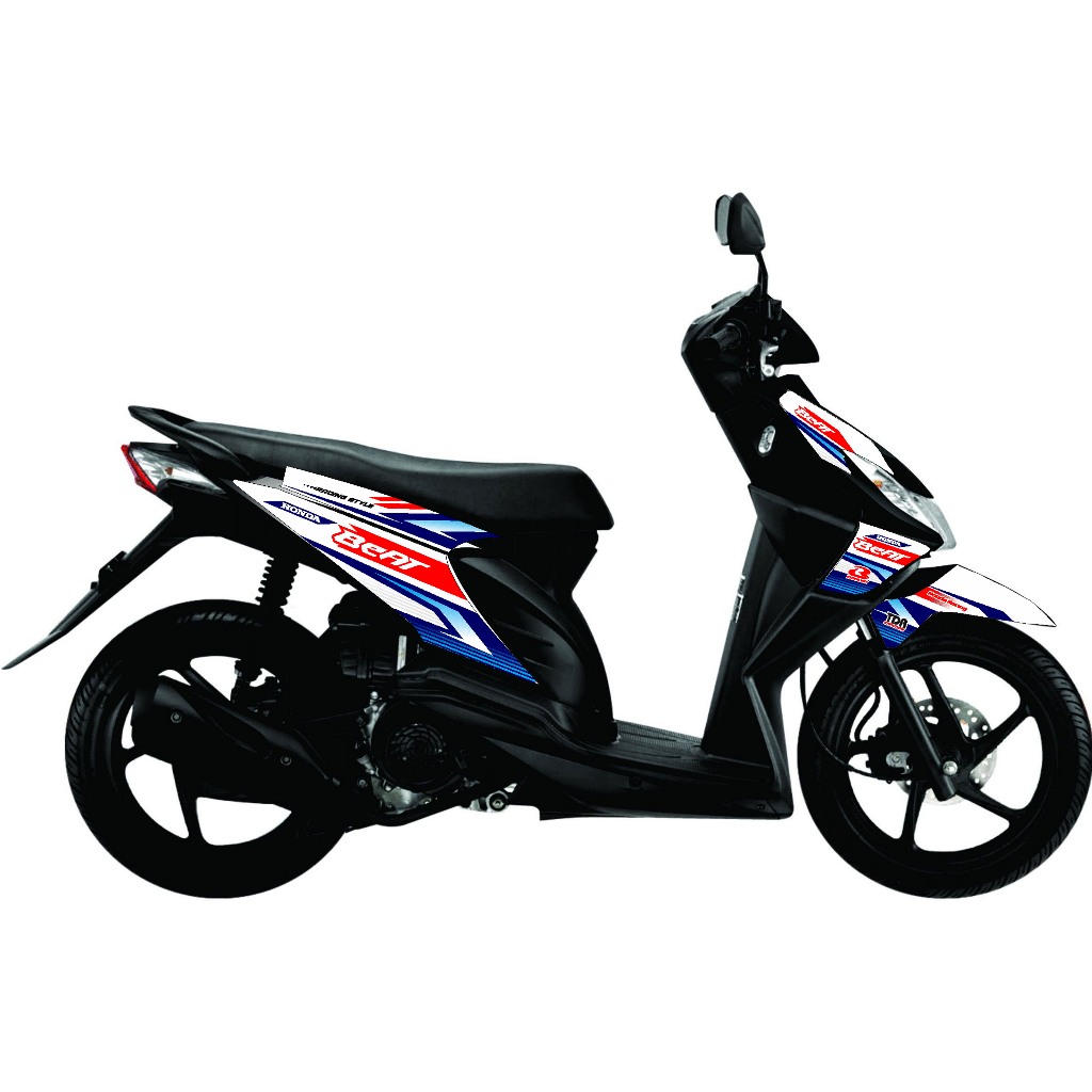 Decal Beat Karbu Body Depan Belakang Spakbor depan Stiker Beat Karbu Body Depan Belakang Spakbor dep