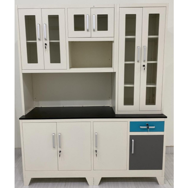 Kitchen Cabinet Besi - Kitchen Set Besi - Lemari Dapur Besi 446 ST Murah