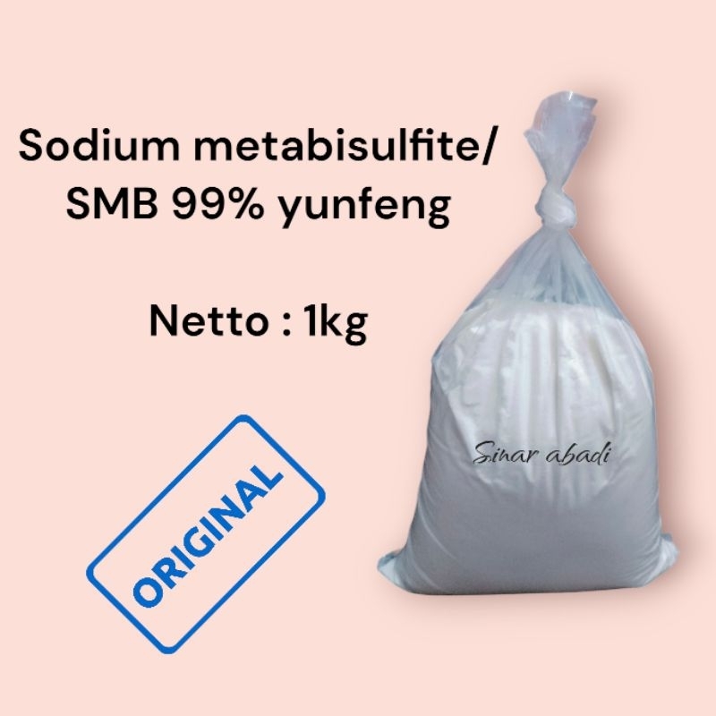 

sodium metabisulfite/SMB 99% (yunfeng - food grade) @1kg