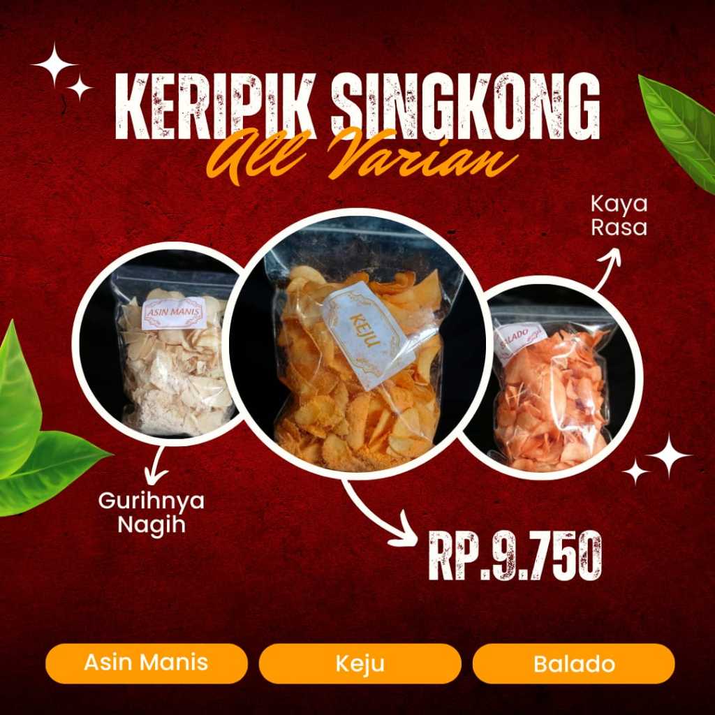 

keripik singkong balado 500gram