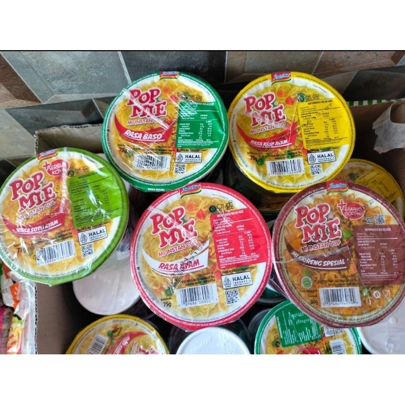 

Pop mie 75g jumbo besar 1 paket 10pcs
