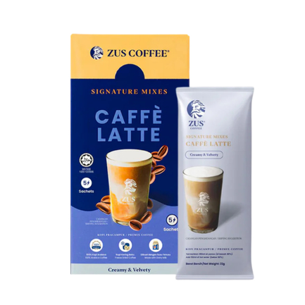 

Zus Coffee Signature Mixes Coffee Caff Latte | Dolce Latte | Mocha Latte 5s